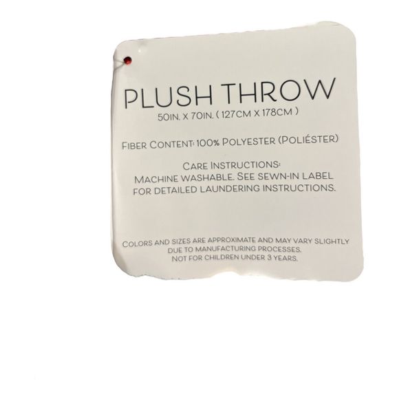 Mickey Mouse Disney Plush Throw White Soft Fleece Blanket NWT - Picture 6 of 6